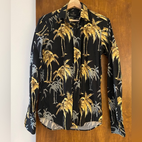 Scotch & Soda Flashy Palm Tree Print Shirt - Picture 2 of 4